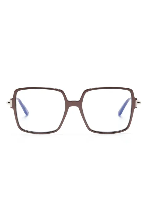 TOM FORD Eyewear square-frame glasses Brown FT5915B