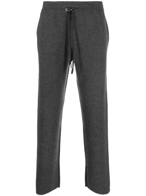 FENDI mélange-effect cashmere track pants Grey FZR016APRI