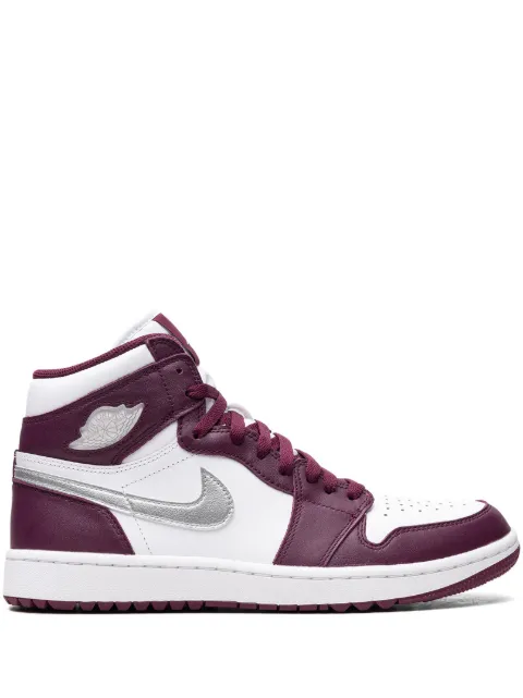 Jordan Air Jordan 1 High Golf "Bordeaux" sneakers White DQ0660