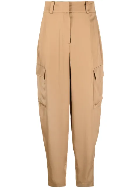 JOSEPH high-waisted cargo trousers Neutrals JF006782