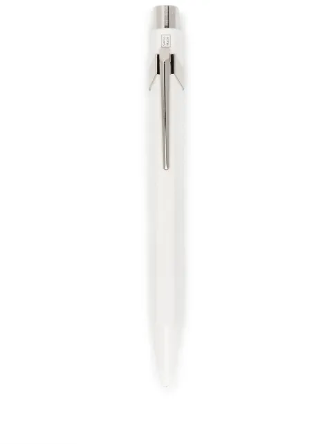 Caran d'Ache logo-engraved ballpoint pen White CD846502