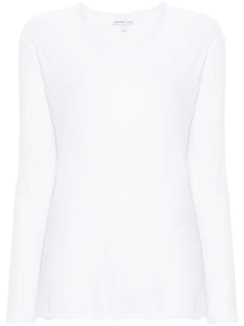 James Perse High Gauge cotton T-shirt White WEK3637