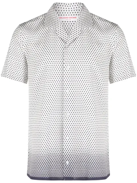 Orlebar Brown floral-print short-sleeve shirt White 278732