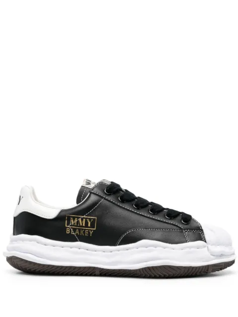 Maison MIHARA YASUHIRO Blakey logo-patch sneakers Black A06FW702