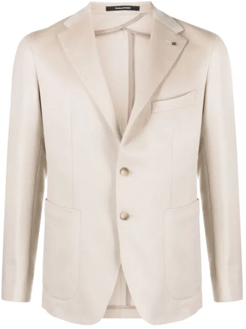 Tagliatore single-breasted cashmere blazer Neutrals 1SMC22K190014U