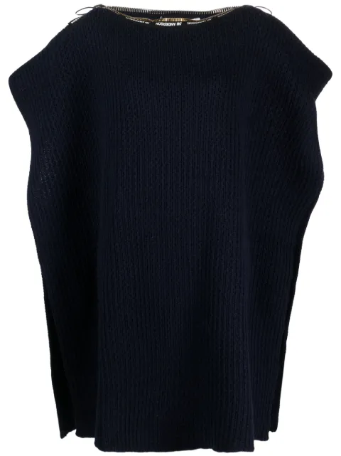 A.P.C. x JW Anderson ribbed kaftan Blue WOAPCM22238