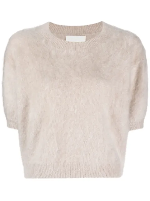 Lisa Yang crew-neck cashmere jumper Neutrals 2023253