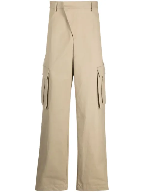 424 wide-leg cargo trousers Neutrals 35424P03236501