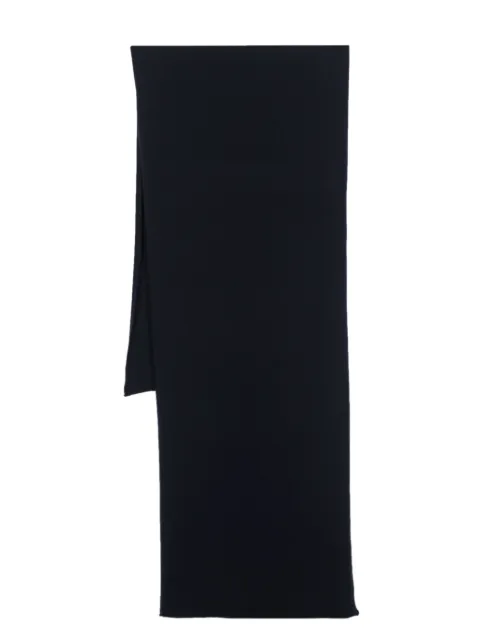Drumohr ribbed-knit cashmere scarf Blue D8K801