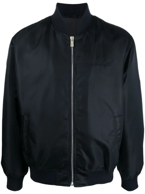 Versace graphic-print bomber jacket Blue 10125841A09086