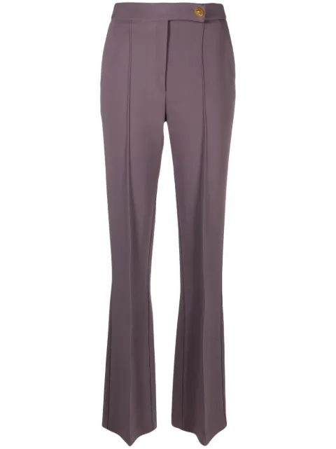 Elisabetta Franchi seam-detail tailored trousers Purple PA02337E2