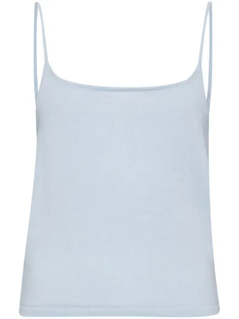 Teddy Cashmere Rapallo cashmere tank top Blue RAPALLO