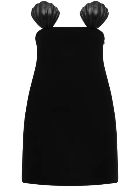 DSQUARED2 shell-cup strapless minidress Black S72CV0534S22679