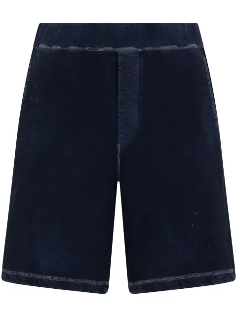 DSQUARED2 logo-print cotton shorts Blue S71MU0785S25463