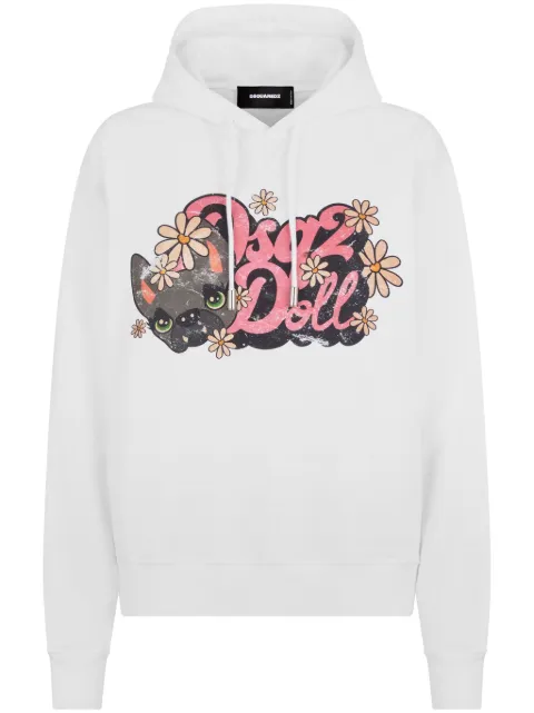DSQUARED2 Hilde Doll hoodie White S75GU0514S25551