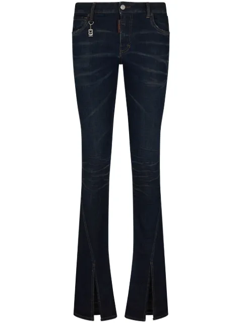 DSQUARED2 Icon-charm flared jeans Blue S80LA0061S30342