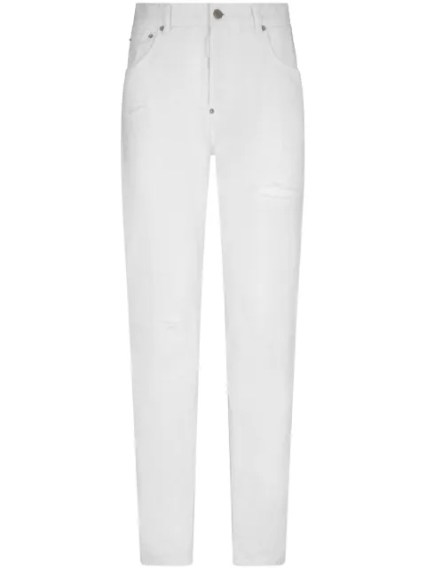DSQUARED2 White Bull Skater jeans White S72LB0703STN833