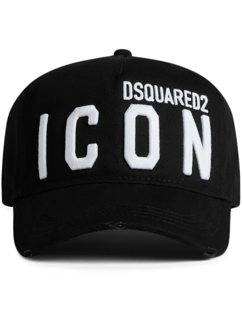 DSQUARED2 logo-embroidered baseball hat Black BCM079305C00001
