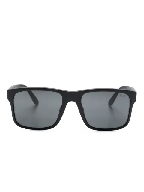 POLO RALPH LAUREN EYEWEAR square-frame matte sunglasses Black PH4195U