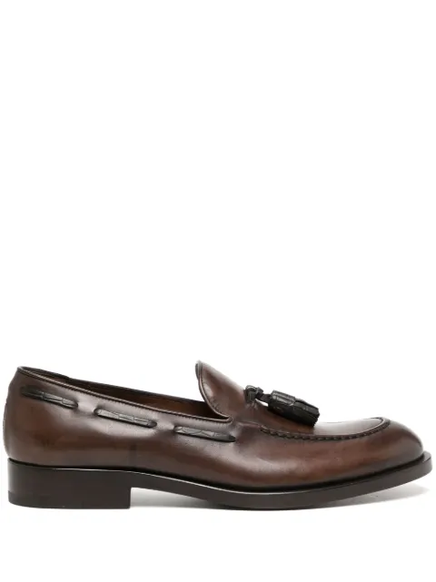 Fratelli Rossetti tassel-detail leather loafers Brown 1419233721