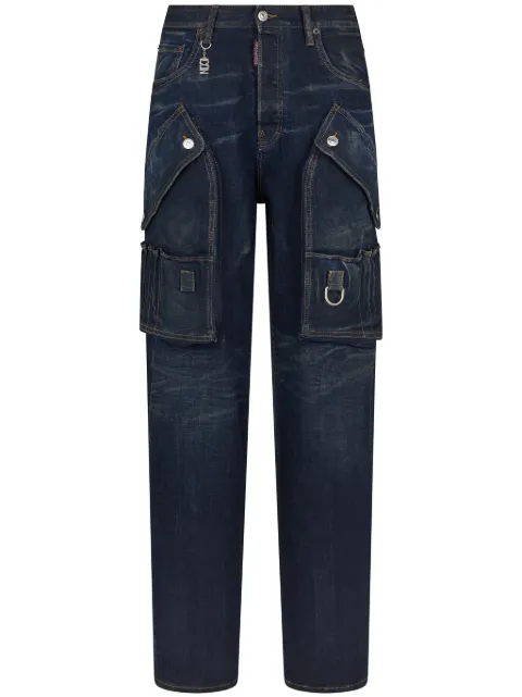 DSQUARED2 Boston cargo-pocket jeans Blue S80LA0060S30342