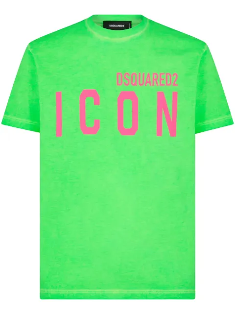 DSQUARED2 Icon logo-print T-shirt Green S79GC0090S22427