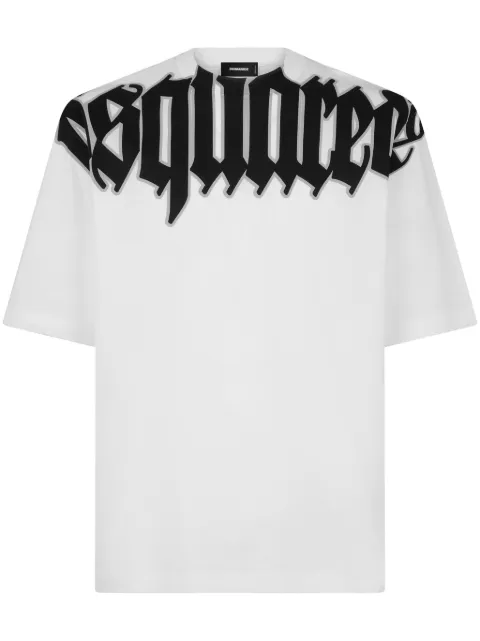 DSQUARED2 logo-print cotton T-shirt White S74GD1264S23009