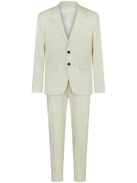 DSQUARED2 single-breasted cotton-blend blazer Neutrals S74FT0473S78499