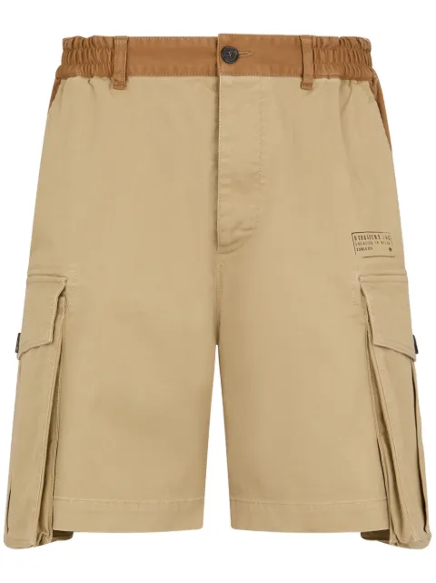 DSQUARED2 two-tone cargo shorts Neutrals S74MU0813S39021