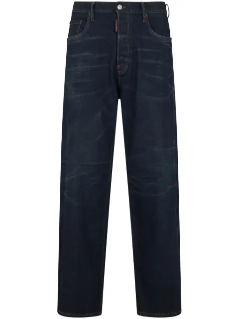 DSQUARED2 mid-rise straight-leg jeans Blue S79LA0074S30342