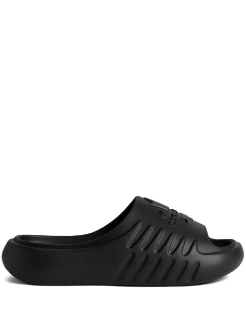 DSQUARED2 logo-embossed slides Black FFM002517200001