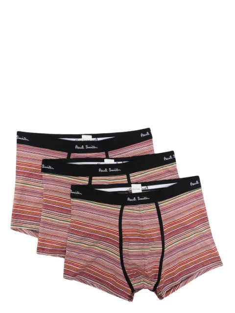 Paul Smith Signature Stripe panelled boxer (set of three) Black M1A914M3PKO