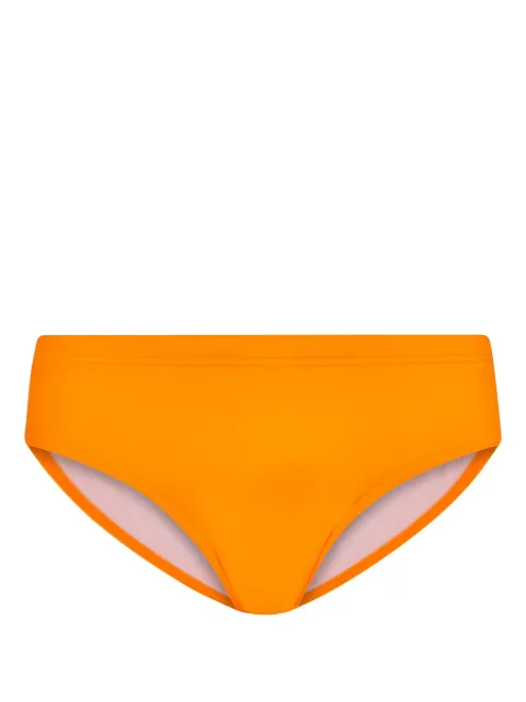 DSQUARED2 Icon logo-print swim trunks Orange D7B455360ISA01