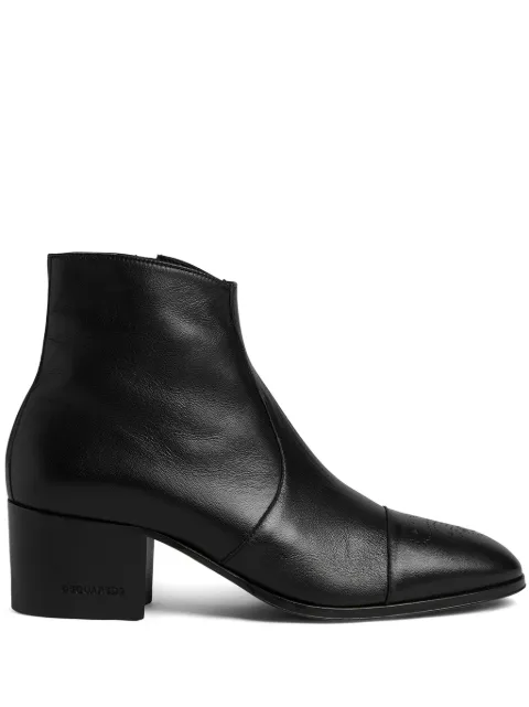 DSQUARED2 60mm leather ankle boots Black ABM013518900001
