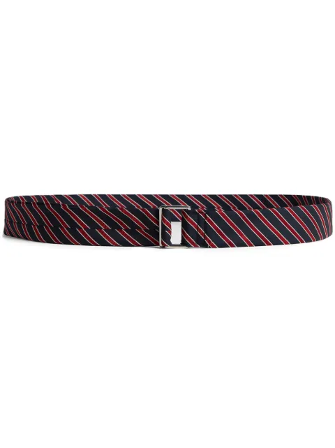 DSQUARED2 striped twill belt Black BEM058713M07443