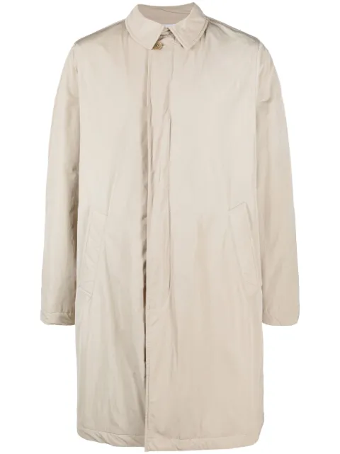ASPESI single-breasted padded raincoat Neutrals 3I11G703
