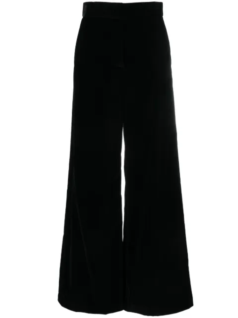 MSGM high-waisted flared trousers Black 3542MDP16237801