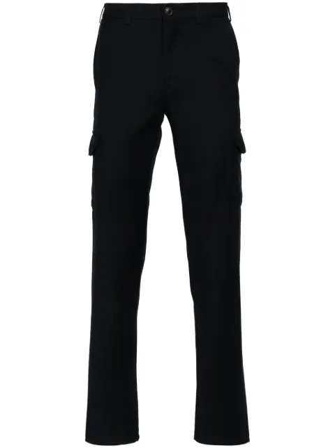Canali wool cargo trousers Blue V1660AR03472