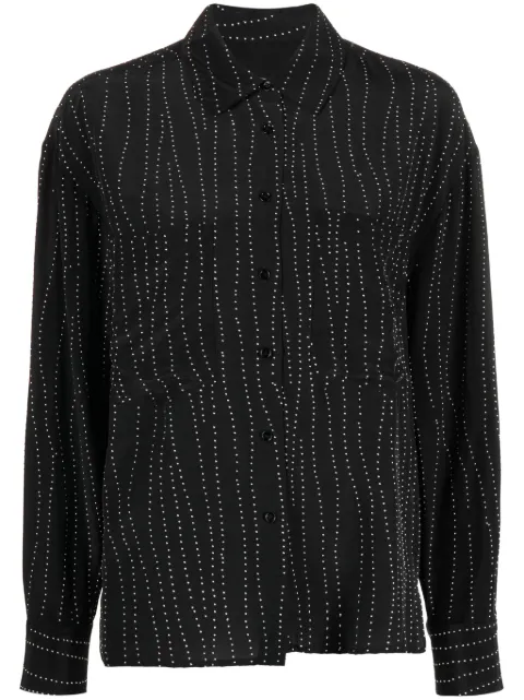 IRO Zefiro stud-embellished shirt Black ZEFIROWM18