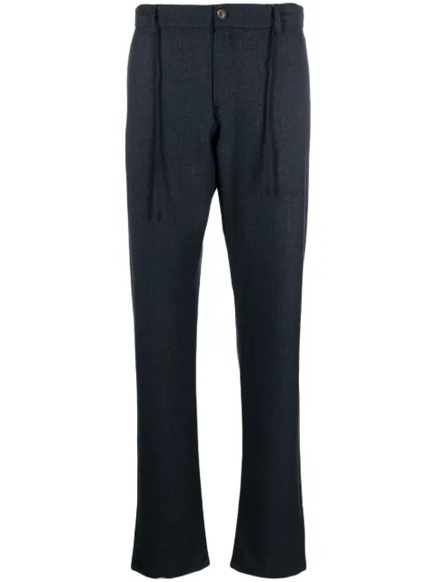 Canali drawstring-waist chinos Blue V1659AR03472