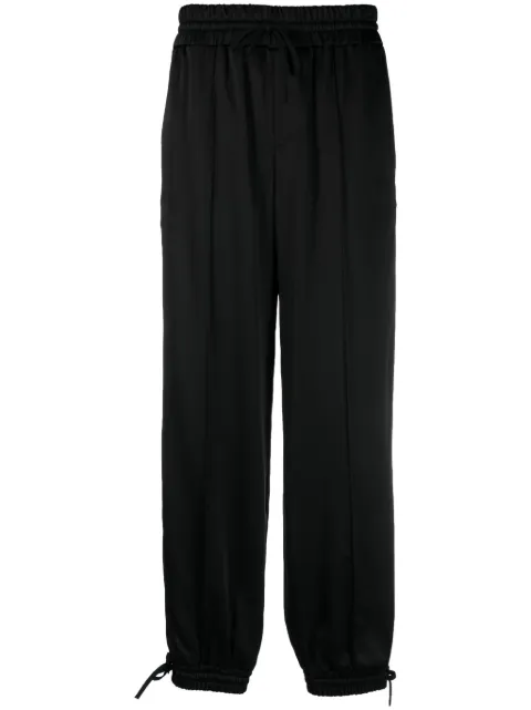 Jil Sander high-waisted tapered-leg trousers Black J02KA0149JTN214