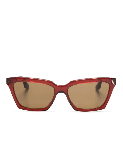 Victoria Beckham Eyewear VB661S Modified Rectangle Sunglasses Red VB661S