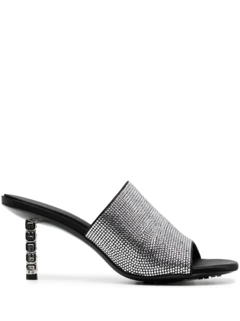 Givenchy 70mm G Cube sandals Silver BE3083E1T9