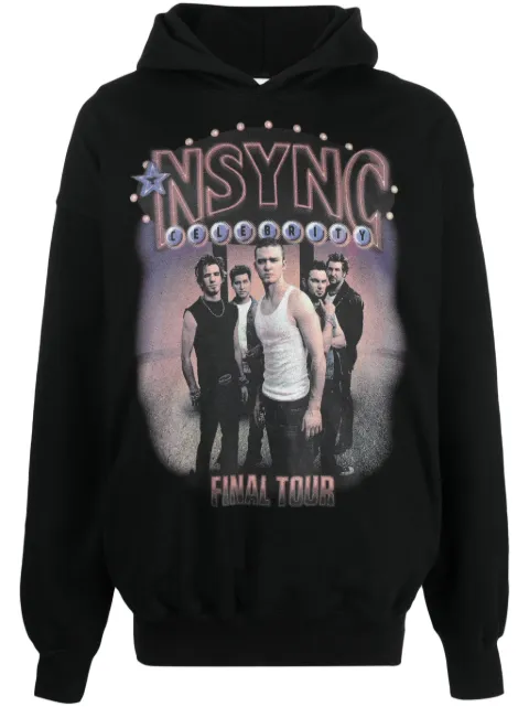 1989 STUDIO Nsync Final Tour hoodie Black D07NSYNC15