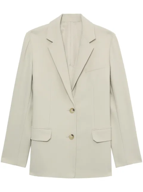 Helmut Lang tailored single-breasted blazer Neutrals N06HW103