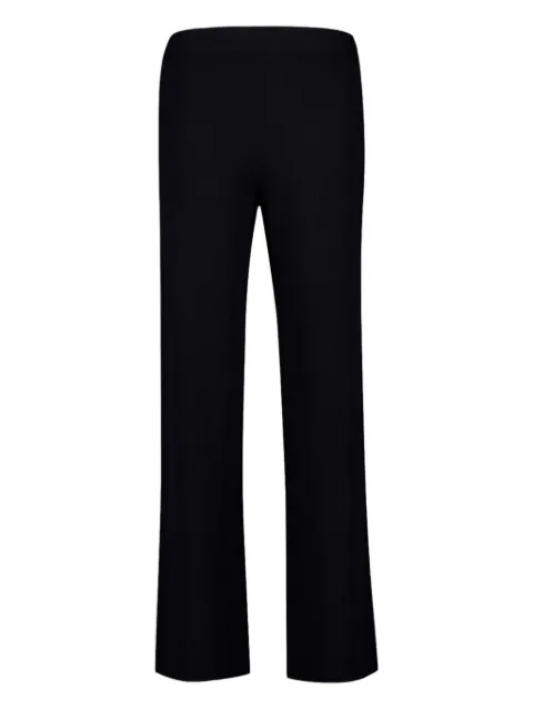 PAULA cashmere straight-leg trousers Black NANNA