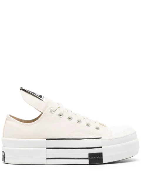 Converse x DRKSHDW oversized-tongue lace-up sneakers Neutrals DC02CX955A04R1