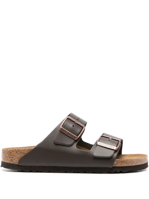 Birkenstock Arizona buckled slides Brown 051103