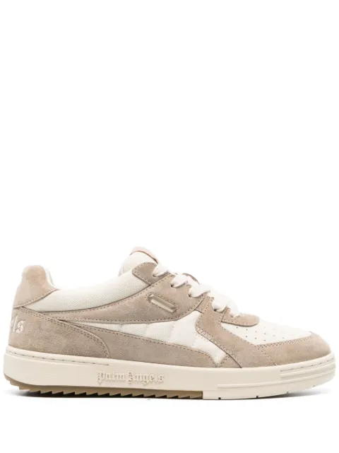 Palm Angels University suede sneakers White PMIA078F23FAB001