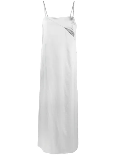 Low Classic cut-out sleeveless midi dress Silver LOW23FMDR050SV